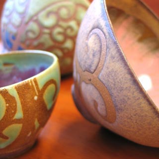 Liz Kinder Ceramics featured at Mackerel Sky Gallery of Contemporary Craft