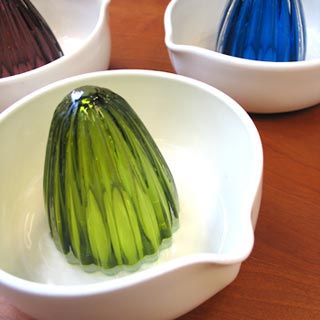 A.J. Metissage glass featured at Mackerel Sky Gallery of Contemporary Craft