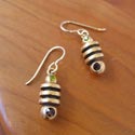 Earings by jeweler Patricia Locke featured at Mackerel Sky Gallery of Contemporary Craft